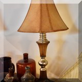 DL37. One of a pair of matching table lamps.